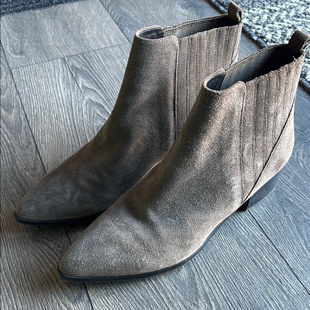 Marc Fisher Suede Ankle Boots